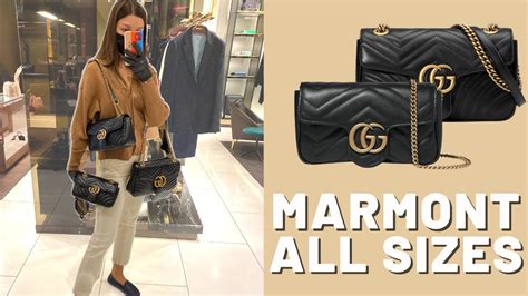 size gucci marmont|Gucci Marmont bag from nancy.